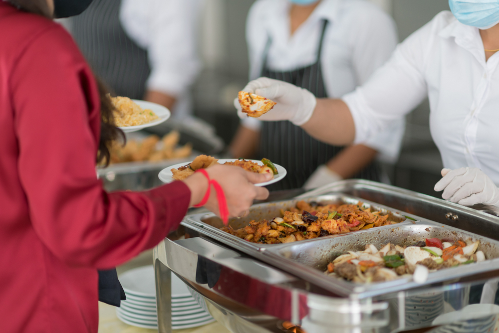 Servicio de alimentación para un equipo de trabajo